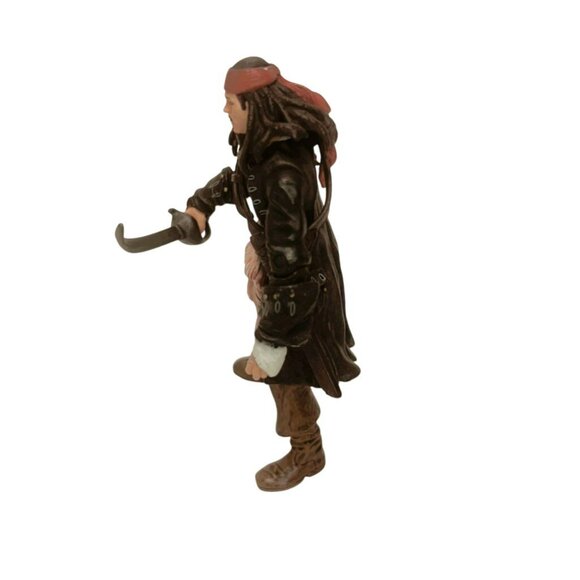 Johnny Depp Jack Sparrow Disney Action Figure Pirates of Caribbean 3.75” Zizzle - Picture 2 of 4
